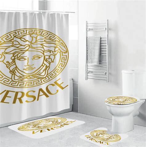 versace premium wet wipes|Versace bath linen set.